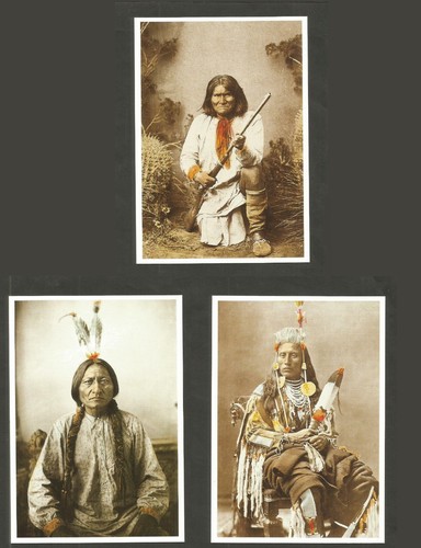 Lot cartes postales indiens - cartes,