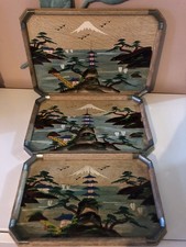 Vintage Set Of Three Oriental