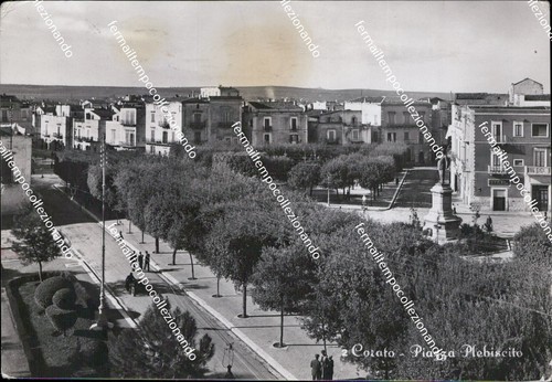At443 cartolina corato - corato, piazza