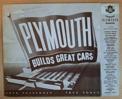 1949 usa plymouth tutti - 1949, i