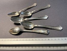 5 Cucchiaini vintage placcati