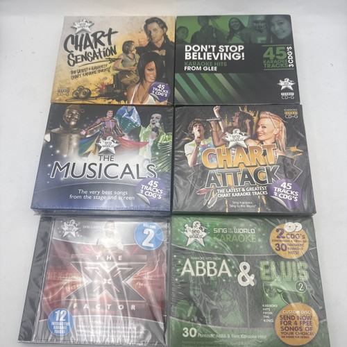 Karaoke joblot chart - +, g