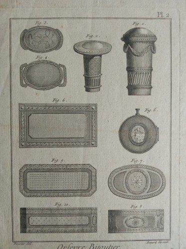 Incisione antica 1751 diderot - incisione,