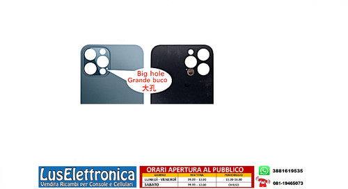 Back cover vetro posteriore - back,