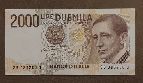 Banconota 2000 lire marconi - banconota,