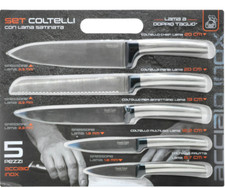 Set Coltelli In Acciaio inox