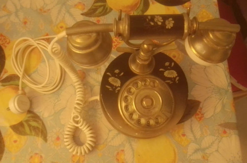 Telefono disco vintage anni - disco,
