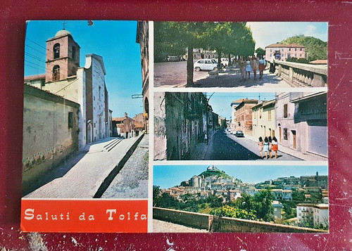 Cartolina saluti tolfa - cartolina, da