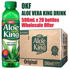 OKF Aloe Vera King Drink 500 ml (20 bottiglie) | Succo coreano più venduto all'ingrosso