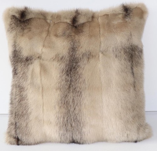 Visone cuscino pelliccia - visone,