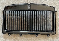 Rolls Royce Cullinan griglia badge nera radiatore anteriore OEM ORIGINALE 51135A017D2