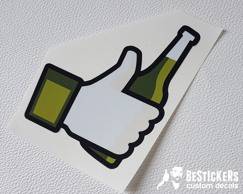 Adesivo like beer sticker - adesivo,