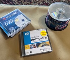 HP DVD+R LightScribe - Video 120min - 4.7GB Dati Nuovo Confezione da 5 più 11 extra