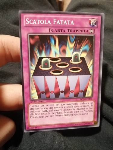 Carta yugioh scatola fatata - scatola,