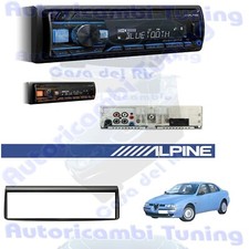 Kit Radio Autoradio ALPINE UTE-200BT + mascherina 1DIN Nera Alfa 156