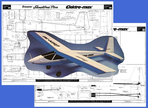 Graupner model airplane - model, plans