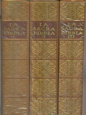 LA SACRA BIBBIA. 3 VOLUMI