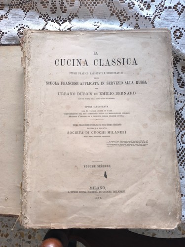 Libro antico cucina classica - antico,