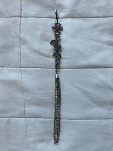 Long metal strass single - long,