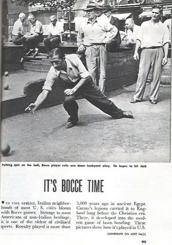 Bocce ball 1949 - new, york