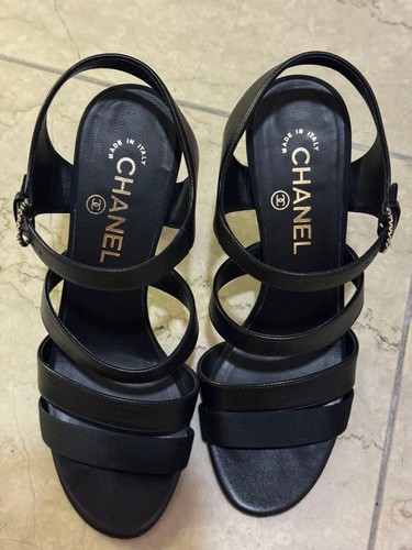 Sandali con tacco chanel - sandali,
