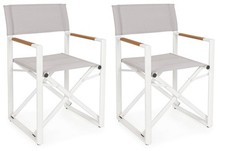 Set 2 Sedie Pieghevoli da