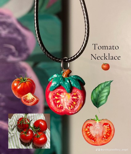 Collana pomodoro realistica