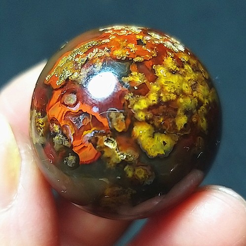 Rara sfera pietra - rara, agata