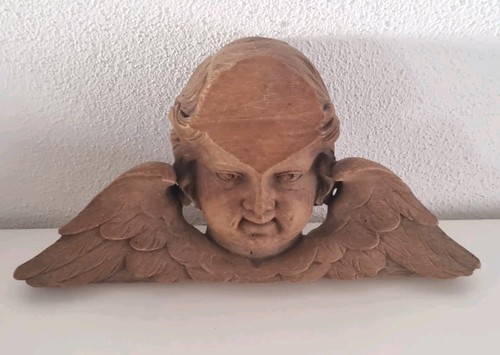 Antico angelo legno - angelo,