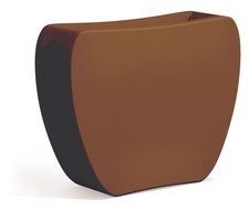 Fioriera Heart Marrone in