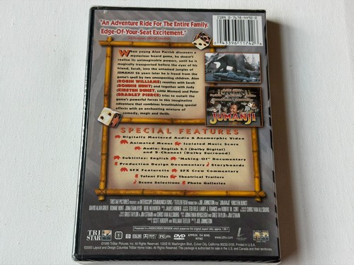 Jumanji dvd 2000 - -,