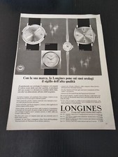 1965 LONGINES FLAGSHIP PRIX D' HONNEUR AUTOMATIC VINTAGE WATCH OROLOGIO PUB