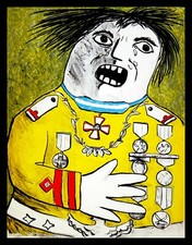 ENRICO BAJ - SERIGRAFIA 