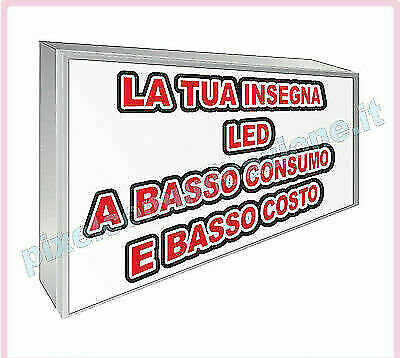 Insegna led luminosa 600x80 - insegna,