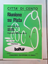 CICLISMO TROFEO BRUCIATORI BALTUR PISTA VELODROMO DI CENTO FERRARA