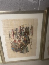 Papiro Egiziano Dipinti A Mano