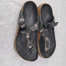 Sandali Birkenstock colore nero presunto numero 36 da donna