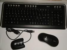 TRUST Wireless Oprical Slimline Deskset DS-3200 tastiera mouse con scatola e cd