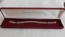 Bracciale Camrose & Kross Jacqueline Kennedy strass chiari metallo dorato