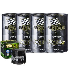 Kit Tagliando Olio Bardahl  XT4R 0W30 Per Triumph 800 Bonneville T100 2003>2004