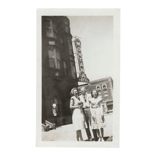 Foto istantanea vintage donna