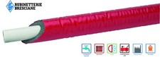 TUBO MULTISTRATO PER ACQUA R.B. MT.25 RIVESTIMENTO ROSSO 10mm CON ALLUMINIO SPES