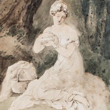 Ritratto di donna ragazza con