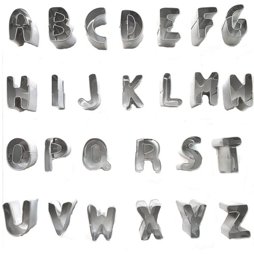 Stampi tagliabiscotti lettere