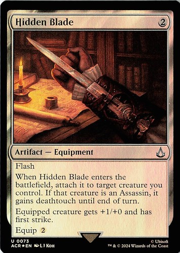 Hidden blade universes beyond - hidden,