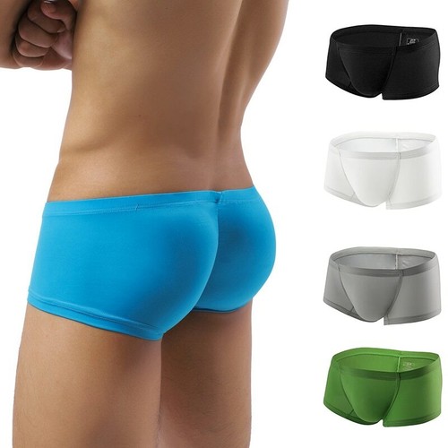 Slip boxer uomo seta ghiaccio