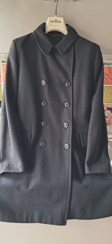 Benetton cappotto donna nero - cappotto,