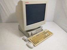 Vintage Compaq Deskpro EN PC Pentium III 933 MHz 384 MB 40 GB HDD con CRT