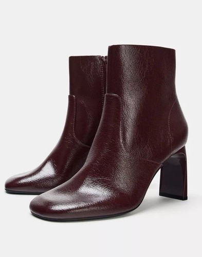 Stivaletti zara ecopelle tacco - ecopelle,