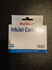 Cartuccia Prink T0322 Ciano compatibile con Epson C13T032240 sigillata NUOVA